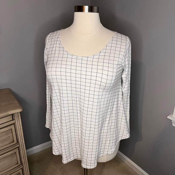 The New Blak Sophia long sleeved top in Power Grid Size XL - Picture 2 of 7